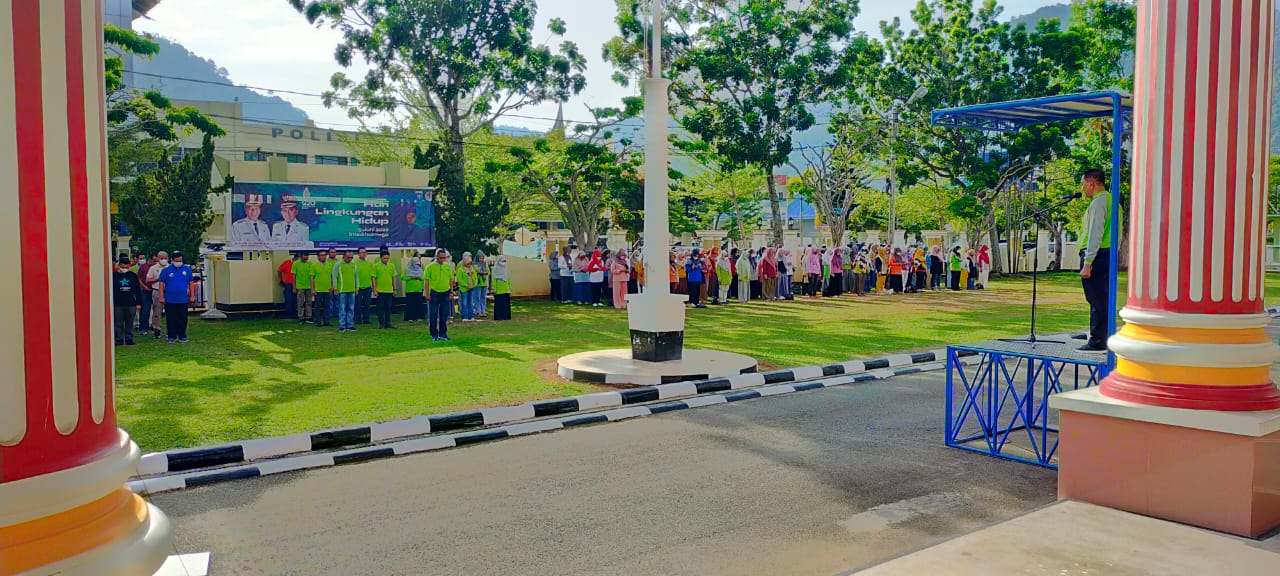 BADAN KESBANGPOL PESSEL UPACARA HARI LINGKUNGAN HIDUP SEDUNIA