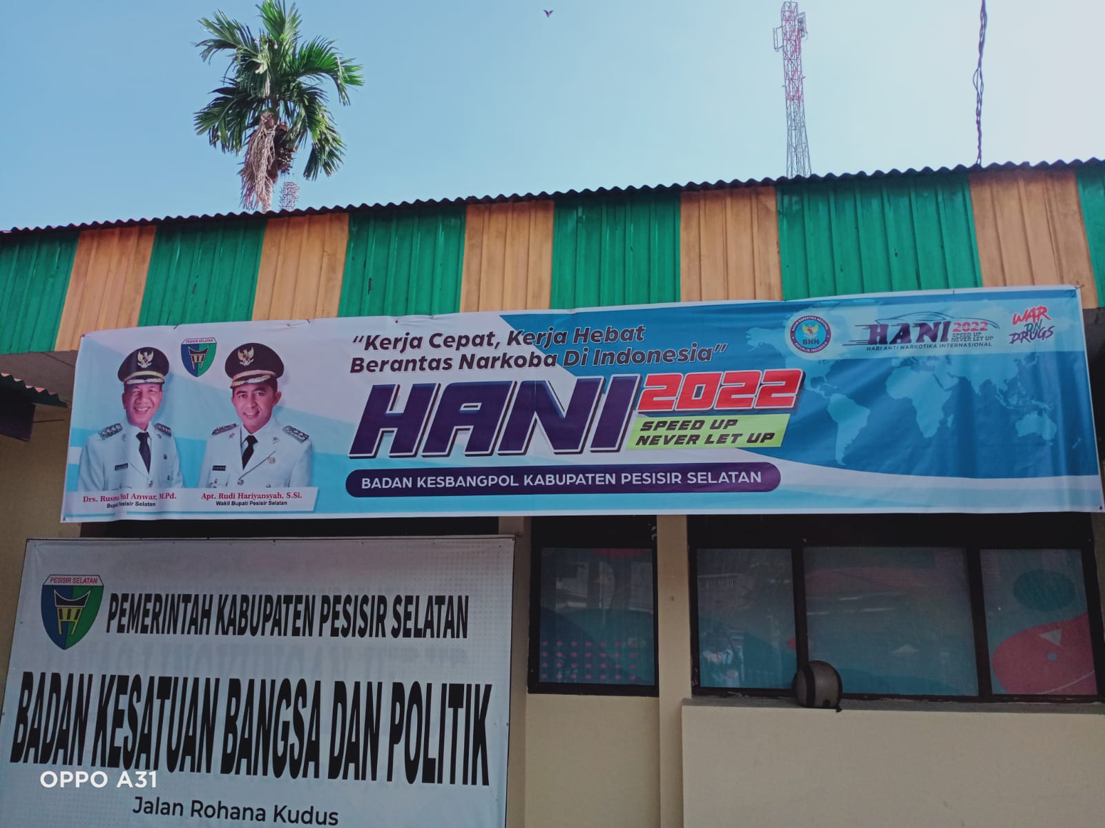 BADAN KESBANGPOL PESSEL UPACARA ANTI NARKOBA