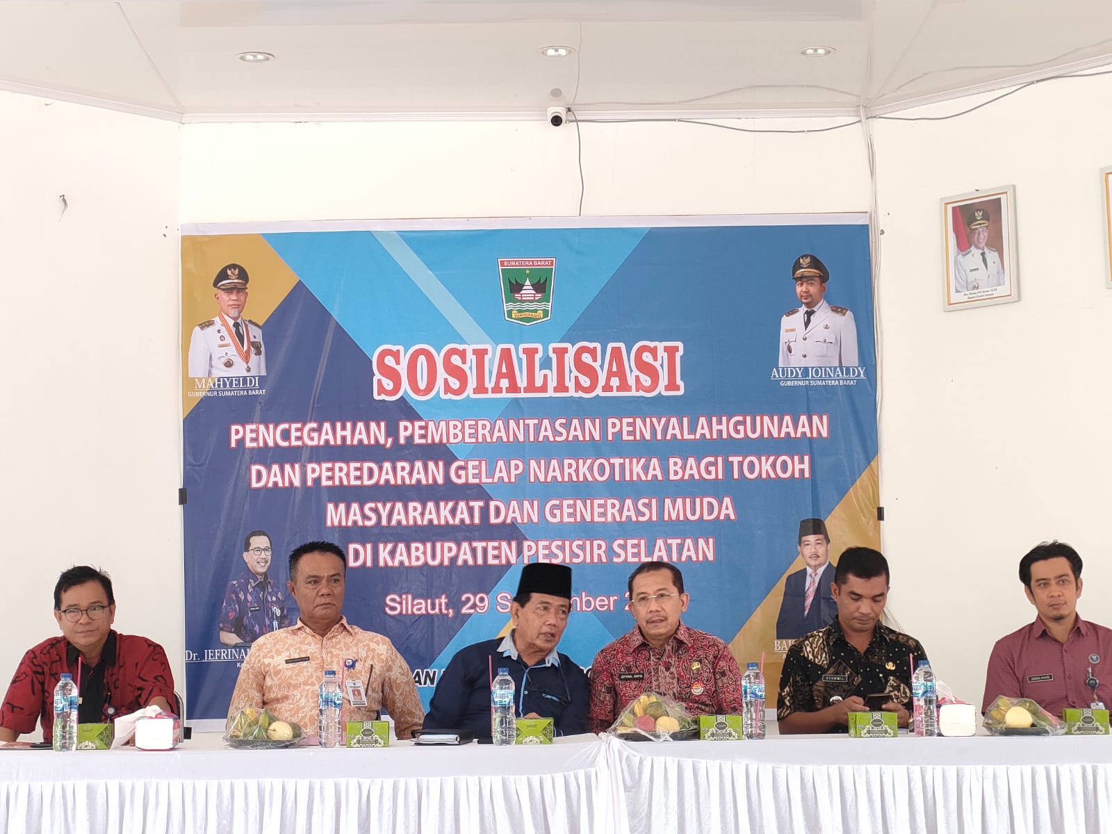 BADAN KESBANGPOL PESSEL BANTU FASILITASI KEGIATAN SOSIALISASI P4GN