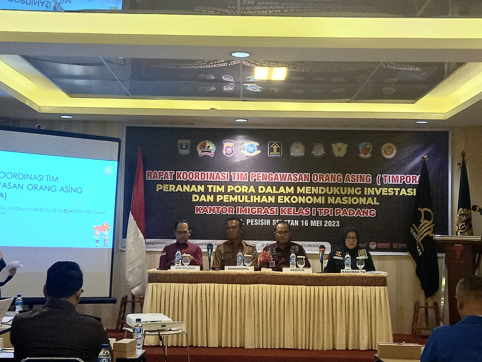 Rapat Koordinasi Tim Pengawasan Orang Asing (Tim Pora) Tingkat Kab.Pessel TA.2023 