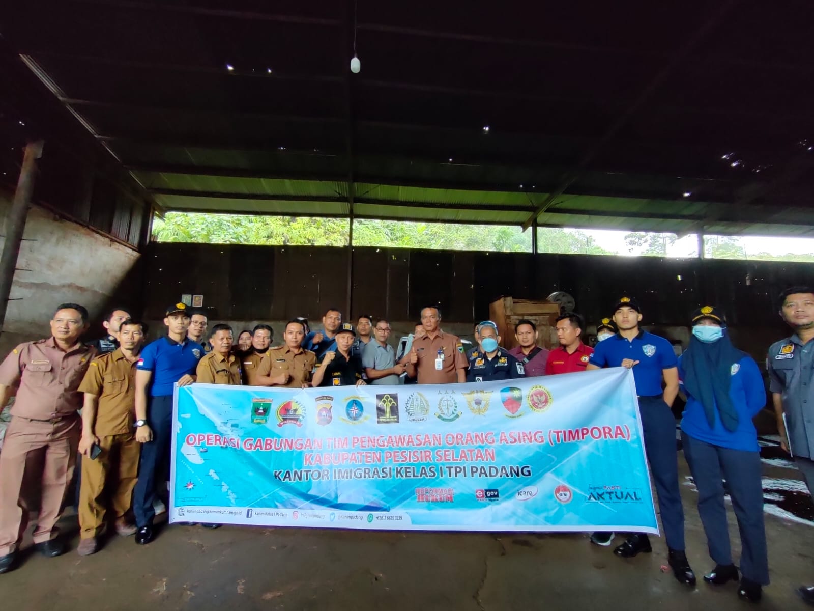 BADAN KESBANGPOL PESSEL BERSMA KANTOR IMIGRASI KELAS I TPI PADANG