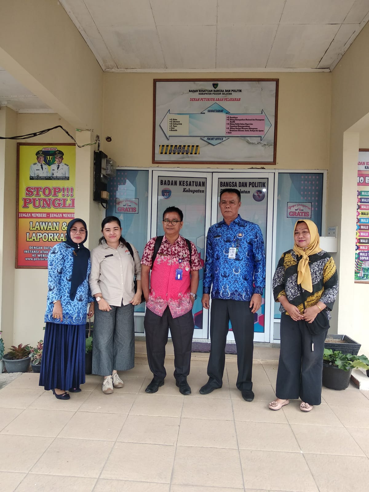 BADAN KESBANGPOL KEDATANGAN TAMU DARI KESBANGPOL PROVINSI